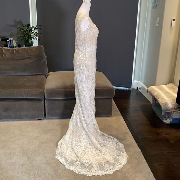 Women’s Bohemian Wedding Dress Size 8 NWT - Picture 15 of 15